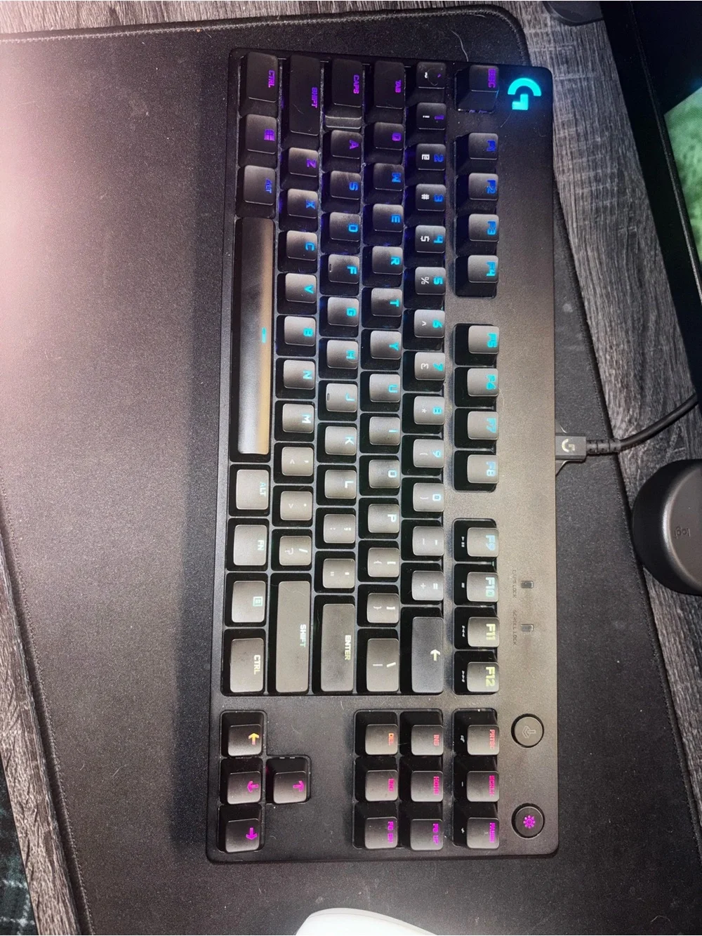 Logitech G Pro Tenkeyless Mechanical Keyboard - Black